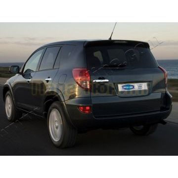 Накладки на 5 дверных ручек без сенсорных отверстий Omsa_Line для Toyota RAV4 2006-2013