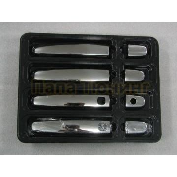 Накладки на 5 дверных ручек с отверстием для чипа Omsa_Line для Toyota RAV4 2006-2013