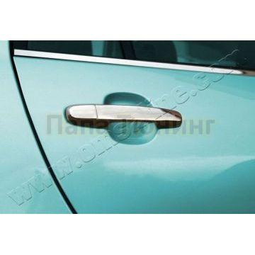 Нижние молдинги стекол 4 части Omsa_Line для Toyota Verso 2009-2012