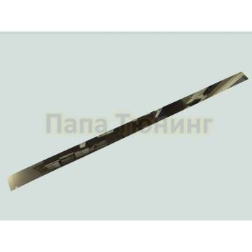 Накладка на нижнюю кромку крышки багажника 1 штука Omsa_Line для Volkswagen Amarok 2010-2016