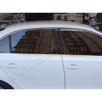 Окантовка на молдинги стекол 12 частей Omsa_Line для Volkswagen Jetta 6 2011-2018