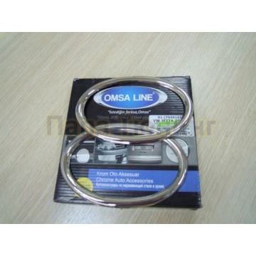 Окантовка на противотуманные фары 2 части Omsa_Line для Volkswagen Jetta 6 2011-2018