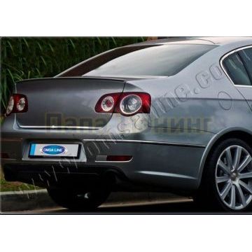 Накладка на нижнюю кромку крышки багажника 1 штука Omsa_Line для Volkswagen Passat B6 2005-2010