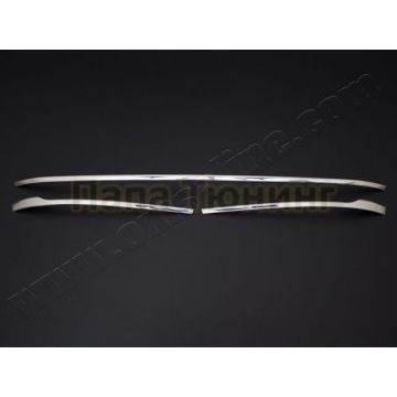 Накладки на передний бампер 3 части Omsa_Line для Volkswagen Passat B8 2015-