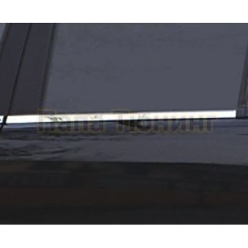 Молдинги на стекла дверей 8 частей Omsa_Line для Volkswagen Touareg 2002-2006