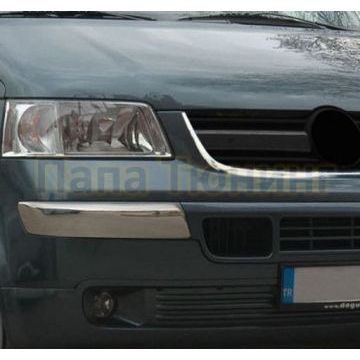 Накладки на передний бампер 2 части Omsa_Line для Volkswagen T5 Transporter 2003-2009