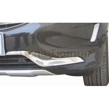 Молдинги переднего бампера OEM Tuning для Volvo XC60 2014-2017