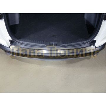 Накладка на задний бампер лист шлифованный ТСС для Honda CR-V 2017- Накладка на задний бампер лист шлифованный ТСС для Honda CR-V 2017-