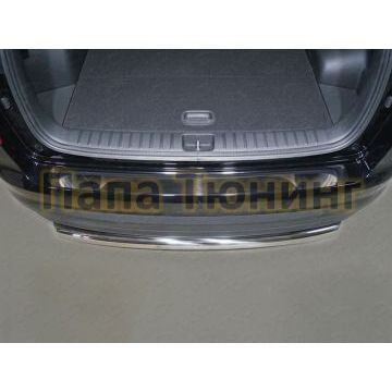 Накладка на задний бампер зеркальный лист для Hyundai Tucson 2018-2021
