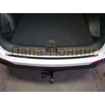 Накладка на задний бампер зеркальный лист ТСС для Hyundai Creta 2016-2021