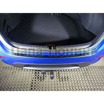 Накладка на задний бампер зеркальный лист ТСС для Kia Rio 2018- Накладка на задний бампер зеркальный лист ТСС для Kia Rio 2018-