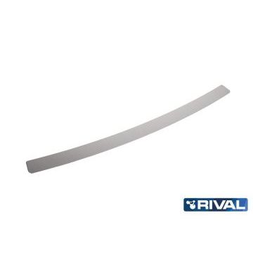 Накладка на задний бампер Rival с надписью на седан для Kia Rio Sedan 2011-2017