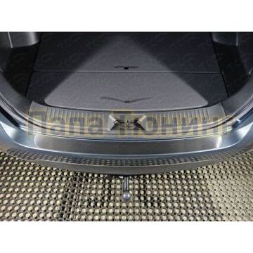Накладка на задний бампер шлифованный лист ТСС для Kia Sorento 2012-2020 Накладка на задний бампер шлифованный лист ТСС для Kia Sorento 2012-2020