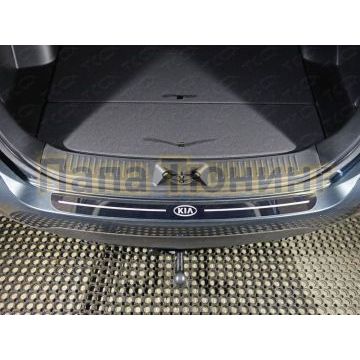 Накладка на задний бампер зеркальный лист лого Kia ТСС для Kia Sorento 2012-2020 Накладка на задний бампер зеркальный лист лого Kia ТСС для Kia Sorento 2012-2020