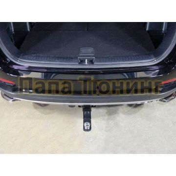 Накладка на задний бампер лист зеркальный ТСС для Kia Sorento Prime 2018- Накладка на задний бампер лист зеркальный ТСС для Kia Sorento Prime 2018-