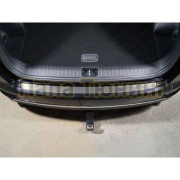 Накладка на задний бампер лист шлифованный для Kia Sportage 2018-2021