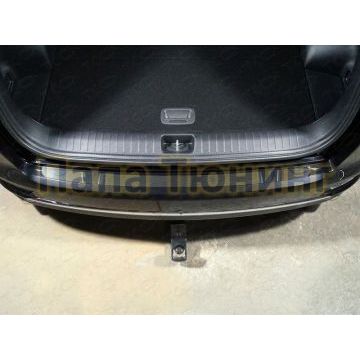 Накладка на задний бампер лист зеркальный для Kia Sportage 2018-2021 Накладка на задний бампер лист зеркальный для Kia Sportage 2018-2021