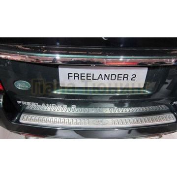 Накладка на задний бампер OEM Tuning для Land Rover Freelander 2 2006-2014