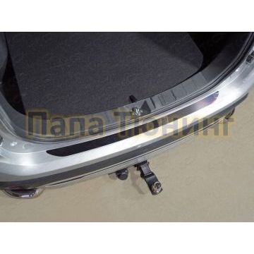 Накладка на задний бампер зеркальный лист для Mitsubishi Outlander 2018-