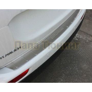 Накладка на задний бампер OEM Tuning для Mitsubishi Outlander 2012-2015