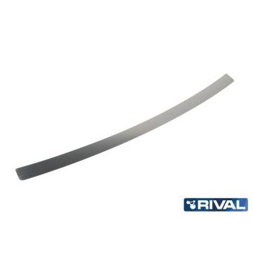 Накладка на задний бампер Rival с надписью для Nissan Qasqai 2014-2019