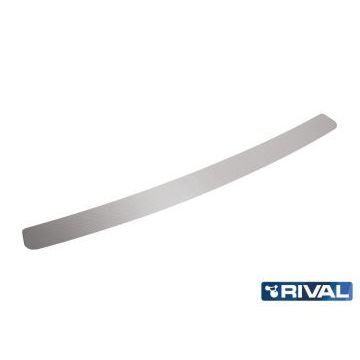 Накладка на задний бампер Rival с надписью для Nissan Terrano 2014-