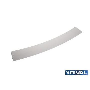 Накладка на задний бампер Rival с надписью для Renault Duster 2015-