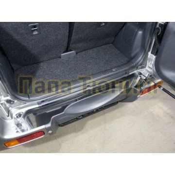 Накладка на задний бампер зеркальный лист ТСС для Suzuki Jimny 2012-2018 Накладка на задний бампер зеркальный лист ТСС для Suzuki Jimny 2012-2018