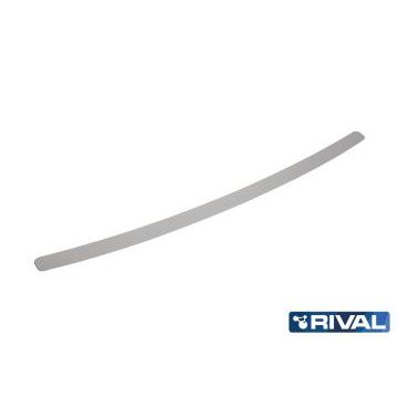 Накладка на задний бампер Rival с надписью на седан для Volkswagen Polo Sedan 2015-