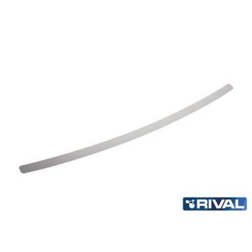 Накладка на задний бампер Rival с надписью на хетчбек для Lada Kalina 2 2014-2018