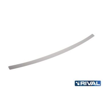 Накладка на задний бампер Rival с надписью для Lada Largus 2012-