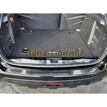 Накладка на задний бампер зеркальный лист РусСталь для Lada X-RAY 2016-