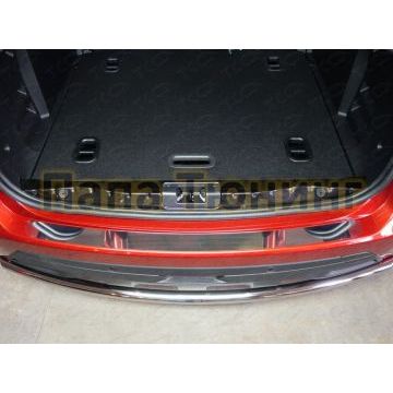 Накладка на задний бампер зеркальный лист ТСС для Lada X-Ray 2016- Накладка на задний бампер зеркальный лист ТСС для Lada X-Ray 2016-