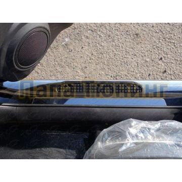 Накладки на пороги зеркальный лист ТСС для Chery Tiggo FL 2013-2016