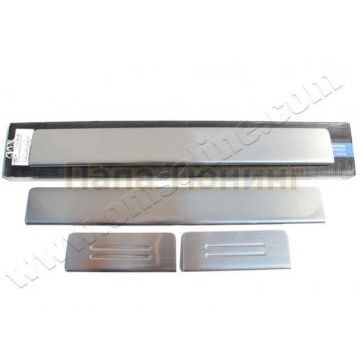 Накладки на дверные пороги 4 штуки Omsa_Line для Chevrolet Aveo 2012-2015