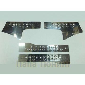 Накладки на внутрение пороги 4 части Omsa_Line для Citroen Berlingo/Peugeot Partner 2008-2011 Накладки на внутрение пороги 4 части Omsa_Line для Citroen Berlingo/Peugeot Partner 2008-2011