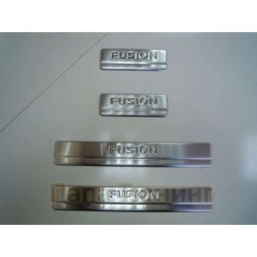 Накладки на дверные пороги 4 штуки Omsa_Line для Ford Fusion 2002-2012 Накладки на дверные пороги 4 штуки Omsa_Line для Ford Fusion 2002-2012