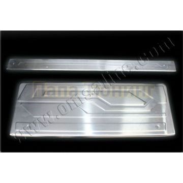 Накладки на дверные пороги 3 штуки Omsa_Line для Ford Tourneo Custom 2013- Накладки на дверные пороги 3 штуки Omsa_Line для Ford Tourneo Custom 2013-