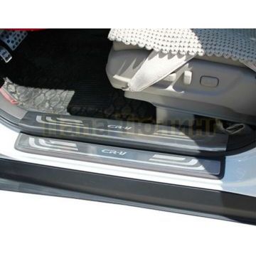 Накладки на дверные пороги, внутренние и в проем, 8 частей OEM Tuning для Honda CR-V 2012-2015