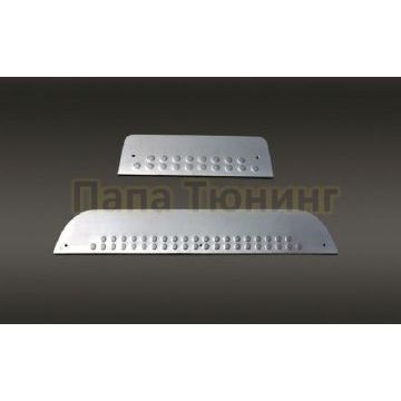 Накладки на дверные пороги 3 штуки Omsa_Line для Hyundai H-1 Starex 2007-2018 Накладки на дверные пороги 3 штуки Omsa_Line для Hyundai H-1 Starex 2007-2018