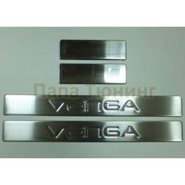 Накладки на дверные пороги 4 штуки Omsa_Line для Kia Venga 2011-2018 Накладки на дверные пороги 4 штуки Omsa_Line для Kia Venga 2011-2018