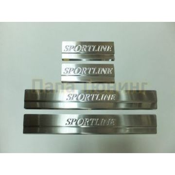 Накладки на дверные пороги 4 штуки Omsa_Line для Land Rover Discovery 3/4 2005-2016 Накладки на дверные пороги 4 штуки Omsa_Line для Land Rover Discovery 3/4 2005-2016