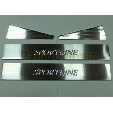 Накладки на дверные пороги 4 штуки Omsa_Line для Land Rover Freelander 2 2006-2012 Накладки на дверные пороги 4 штуки Omsa_Line для Land Rover Freelander 2 2006-2012