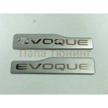 Накладки на дверные пороги OEM Tuning для Land Rover Evoque 2011-