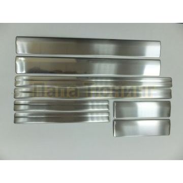 Накладки на дверные пороги 8 штук Omsa_Line для Nissan Navara 2005-2015 Накладки на дверные пороги 8 штук Omsa_Line для Nissan Navara 2005-2015