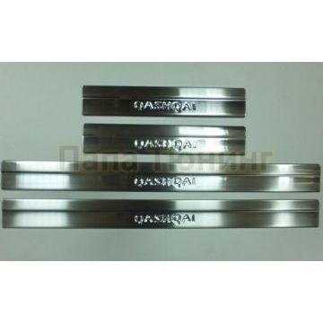 Накладки на дверные пороги 4 штуки Omsa_Line для Nissan Qashqai+2 2010-2014 Накладки на дверные пороги 4 штуки Omsa_Line для Nissan Qashqai+2 2010-2014