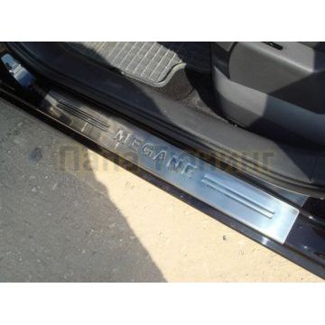 Накладки на дверные пороги 4 штуки Omsa_Line для Renault Megane 2003-2009 Накладки на дверные пороги 4 штуки Omsa_Line для Renault Megane 2003-2009