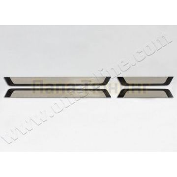 Накладки на дверные пороги 4 штуки Omsa_Line для Skoda Superb 2008-2015 Накладки на дверные пороги 4 штуки Omsa_Line для Skoda Superb 2008-2015