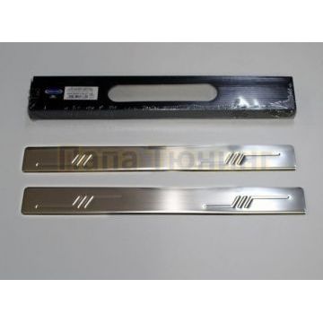 Накладки на дверные пороги 2 штуки Omsa_Line для Toyota Corolla 2006-2013 Накладки на дверные пороги 2 штуки Omsa_Line для Toyota Corolla 2006-2013