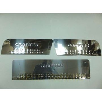 Накладки на дверные пороги 3 штуки Omsa_Line для Volkswagen Crafter 2006-2011 Накладки на дверные пороги 3 штуки Omsa_Line для Volkswagen Crafter 2006-2011